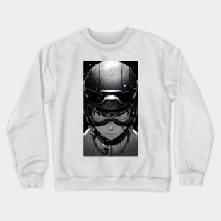 Cool Manga Art Style Boy Crewneck Sweatshirt